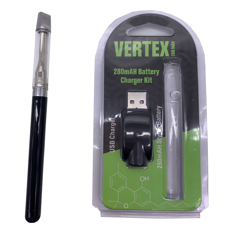 Nowy elektroniczny papieros CBD wielokrotnego ładowania 1 ml 1,2 ml oleju CBD Vape Pen